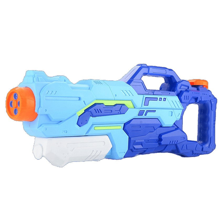 Pistol cu Apa pentru Copii, Rezervor, Pentru Piscina/Plaja, Vivimall, 6ani+, 4 duze, Albastru, 1500ML - vivimall.ro