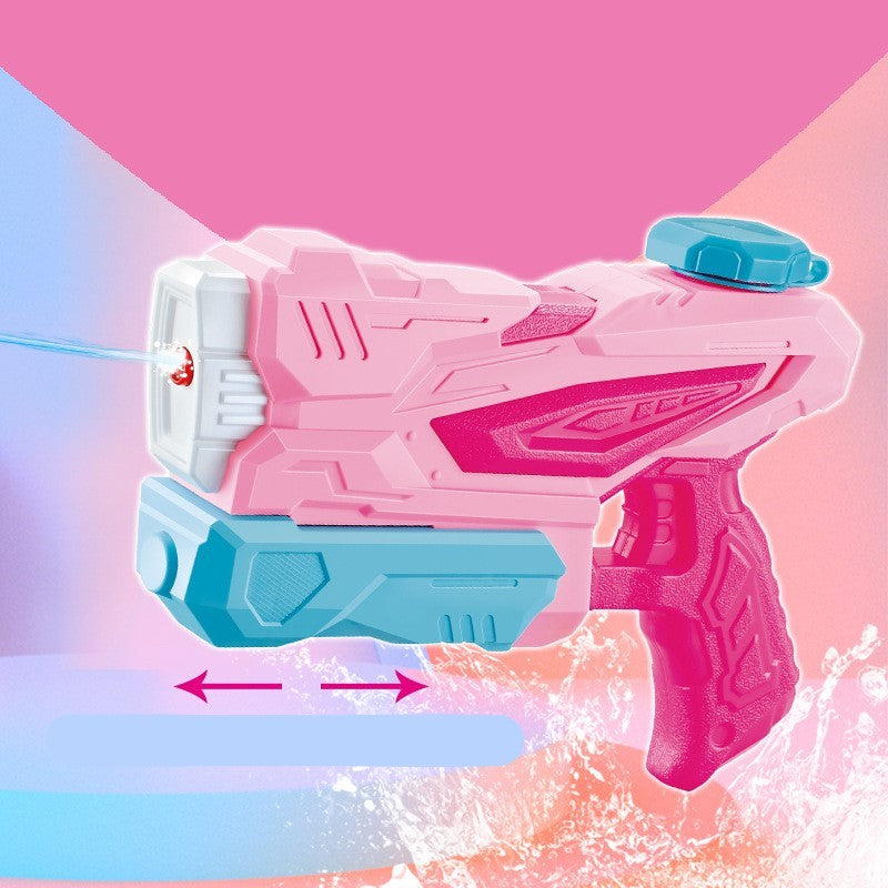 Pistol cu Apa pentru Copii, Rezervor, Pentru Piscina/Plaja, Vivimall, 6ani+, 3 duze, Roz, 300ML - vivimall.ro