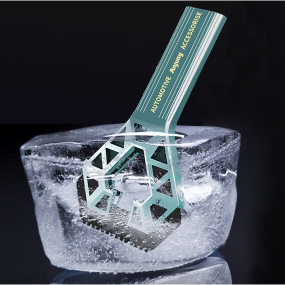 Racleta Auto pentru Zapada cu un Capat, Vivimall, Universala, Deszapezire Masina, cu Maner, Ergonomic, Detasabila, pentru Geamuri si Caroserie, Usor de Utilizat, 23.5x4.3 cm, Albastru - vivimall.ro