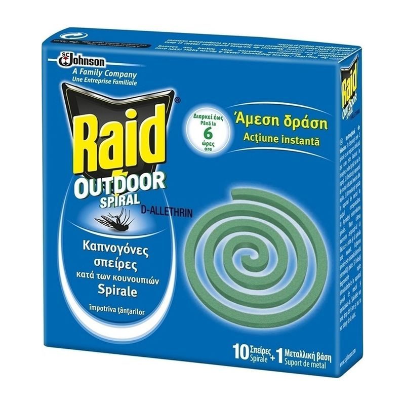 Raid Spirale Anti Tantari 10 buc