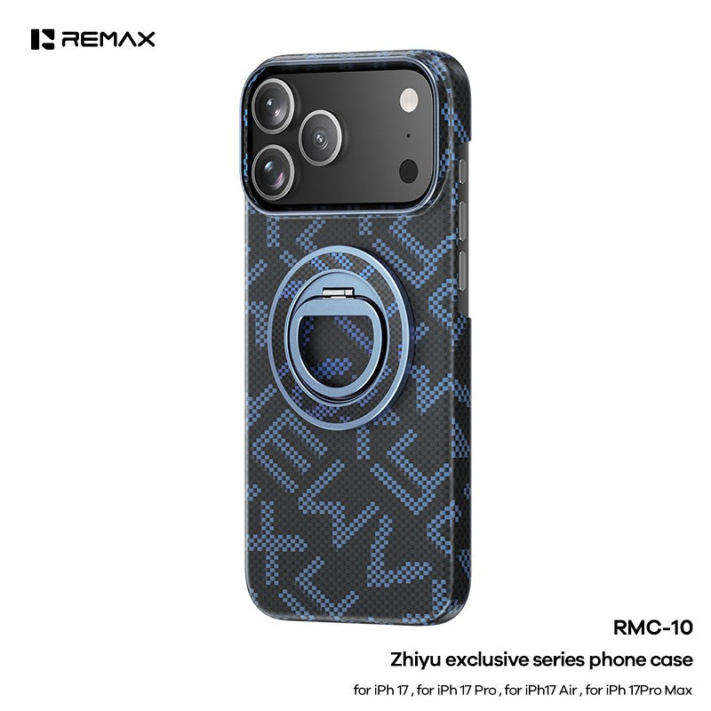 Husa pentru iPhone 17, Vivimall, Suport Magnetic, Albastru - vivimall.ro
