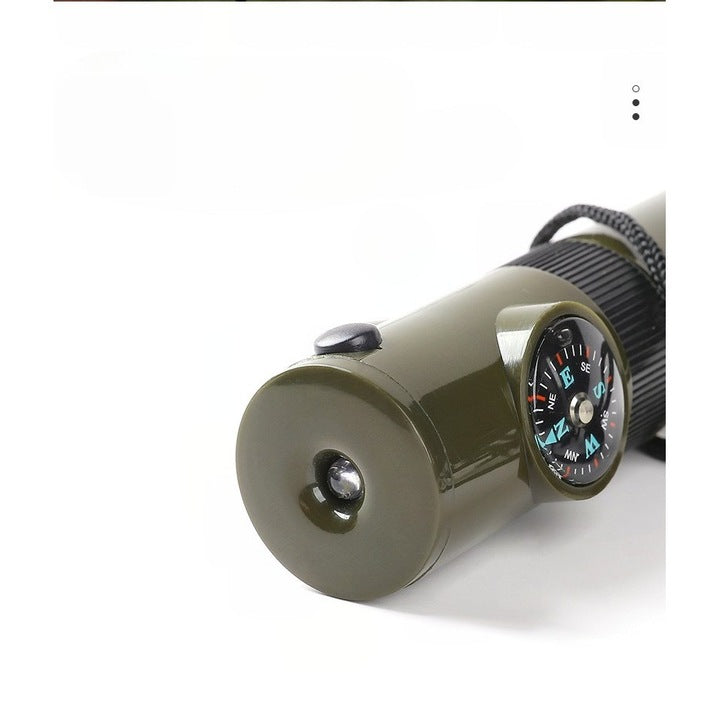 7 в 1 Многофункционална зелена свирка | SafeGear