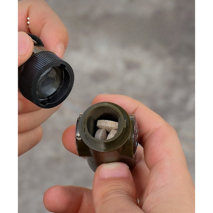 7 в 1 Многофункционална зелена свирка | SafeGear