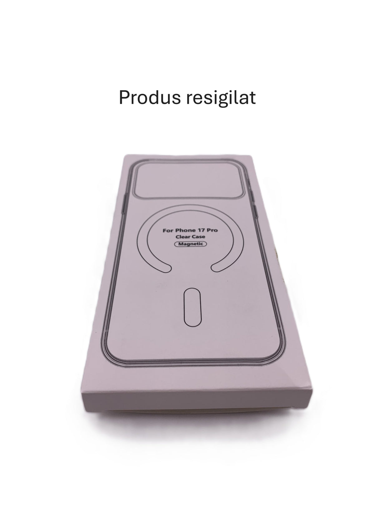 RESIGILAT - Husa Telefon, Flippy, Compatibila Apple iPhone 17 Pro Max, MagSafe, Antisoc, din Silicon + TPU, Transparent - vivimall.ro