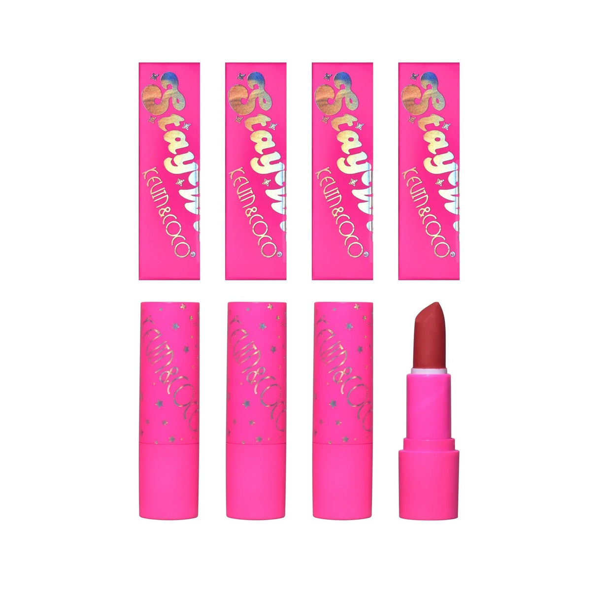 Ruj De Buze, Kevin & Coco, Stay Wild, Lip Stick, 8 X 2.3 X 2.3 Cm, Nuanta 3 - vivimall.ro