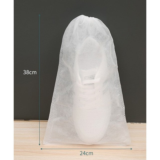 Set 50 De Saci De Depozitare Incaltaminte, De Protectie, Pentru Voiaj, Netesut, Rezistenti La Praf, Protectie Solara, Anti-Ingalbenire, 38X24 Cm, Marime Mica, Transparent - vivimall.ro