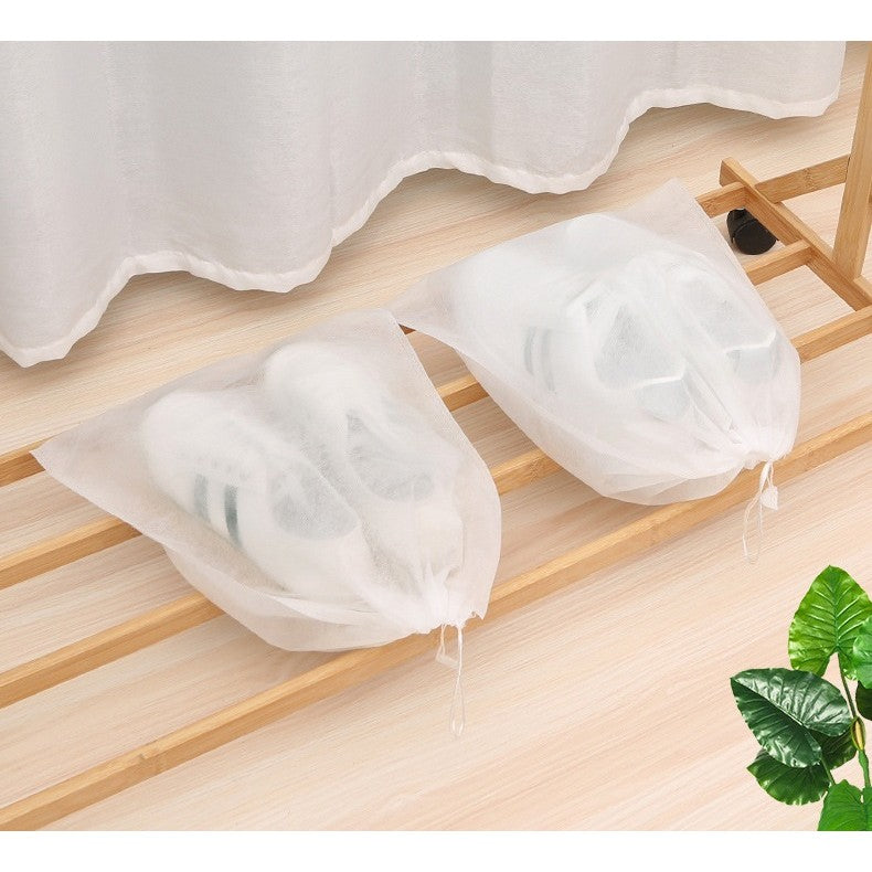 Set 50 De Saci De Depozitare Incaltaminte, De Protectie, Pentru Voiaj, Netesut, Rezistenti La Praf, Protectie Solara, Anti-Ingalbenire, 38X24 Cm, Marime Mica, Transparent - vivimall.ro