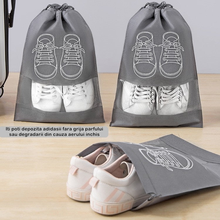 Sac Depozitare Încălțăminte, Pentru Voiaj Sau Depozitare, Rezistent La Praf, Compatibil Cu Mașina De Spălat, 27 x 36 cm - vivimall.ro