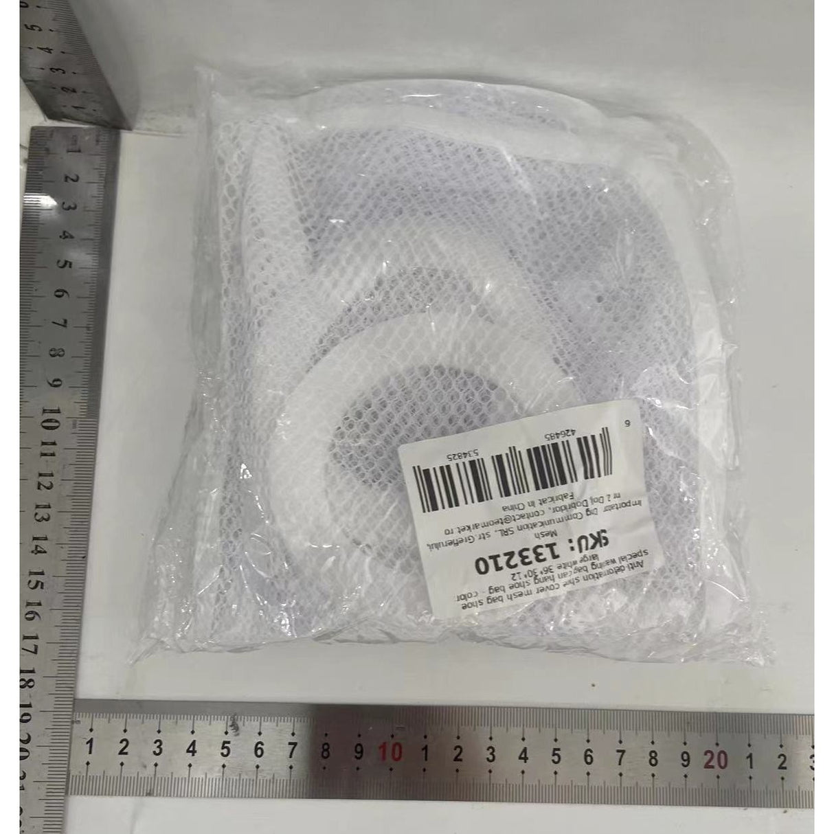 Sac pentru Spalare Incaltaminte, Vivimall, pentru Masina de Spalat, 36x30x12 cm, Alb - vivimall.ro