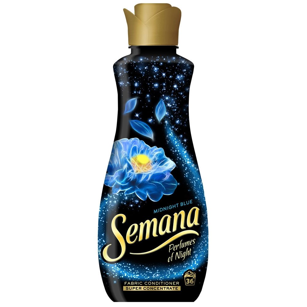 Balsam pentru Rufe, SEMANA, Parfum Night Midnight Blue, 800 ml, 36 Spalari - vivimall.ro