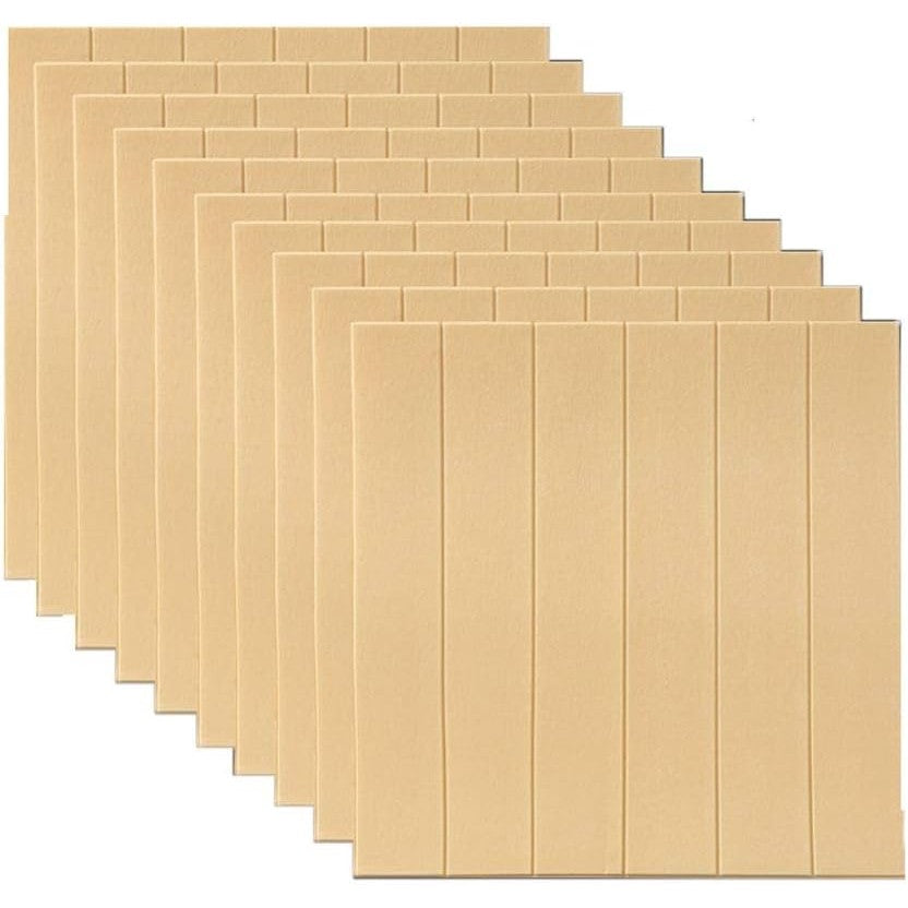 Placă decorativă 3D din rășină ecologică, vedere laterală pentru detaliu grosime 3 mm, crem deschis