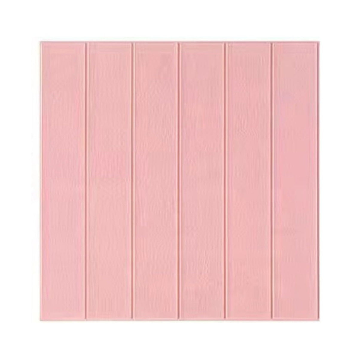 Plăci tapet 3D roz pudrat din rășină ecologică, 70x70 cm, set 10 bucăți, vedere frontală