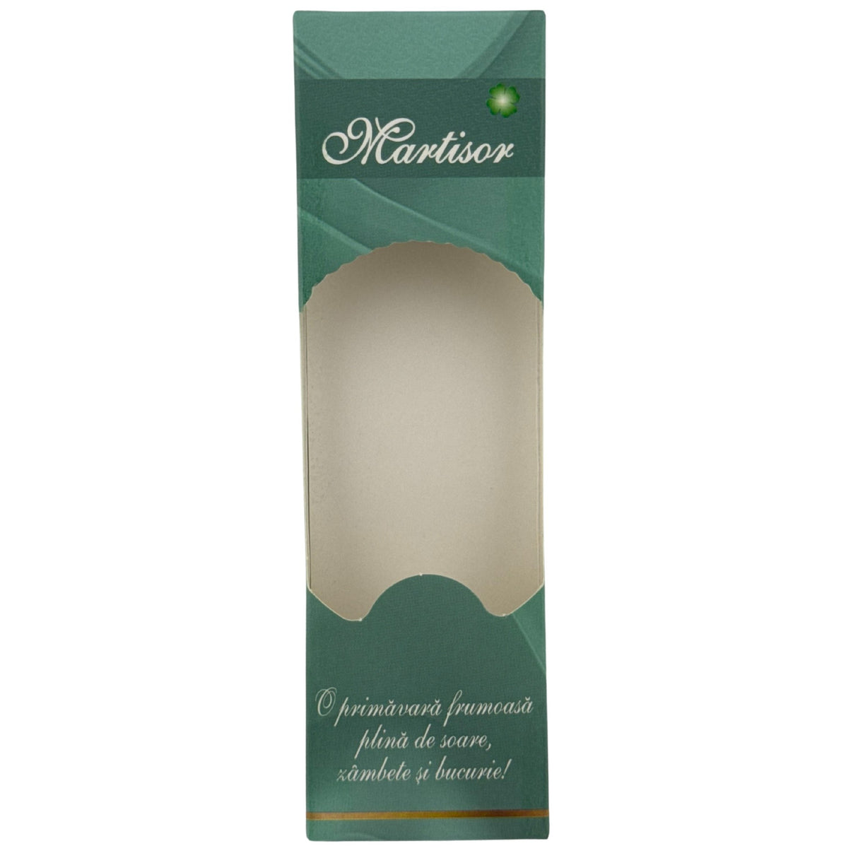 Set 100 Bucati Ambalaje de Carton pentru Martisoare, Vivimall, Cutii Brosa, Model Primavara, Verde - vivimall.ro