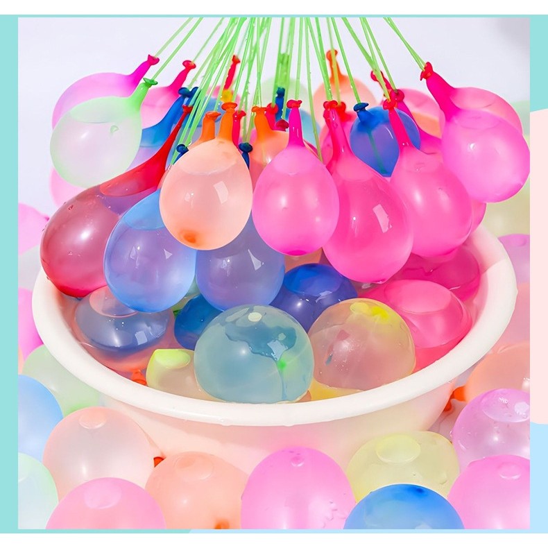 Baloane Aqua Party conectate la furtun pentru umplere rapidă simultană în 60 de secunde