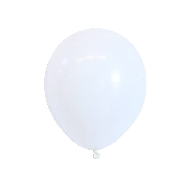 Set 12 Baloane, Flippy, din Latex Standard, 25 cm, Alb - vivimall.ro