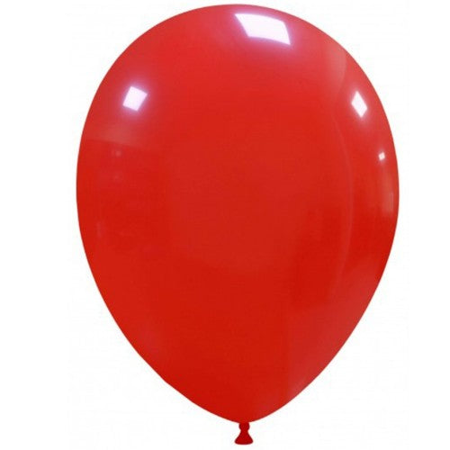 Set 12 Baloane, Flippy, din Latex Standard, 25 cm, Rosu - vivimall.ro