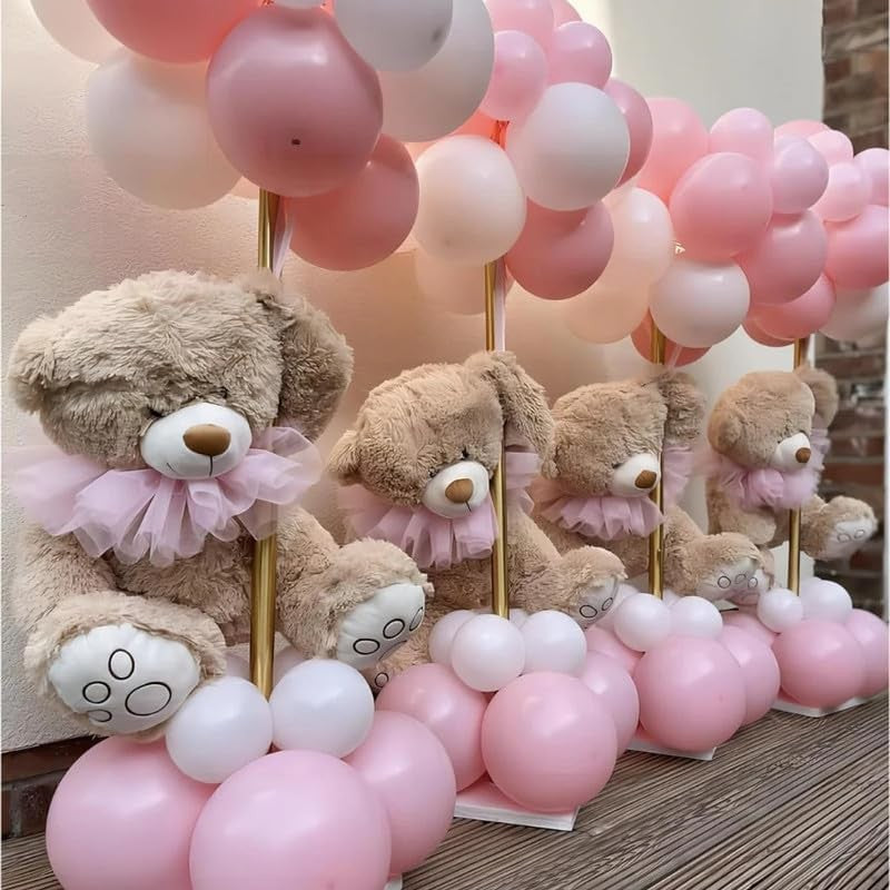 Set 12 Baloane, Flippy, din Latex Standard, 30 cm, Roz Deschis - vivimall.ro