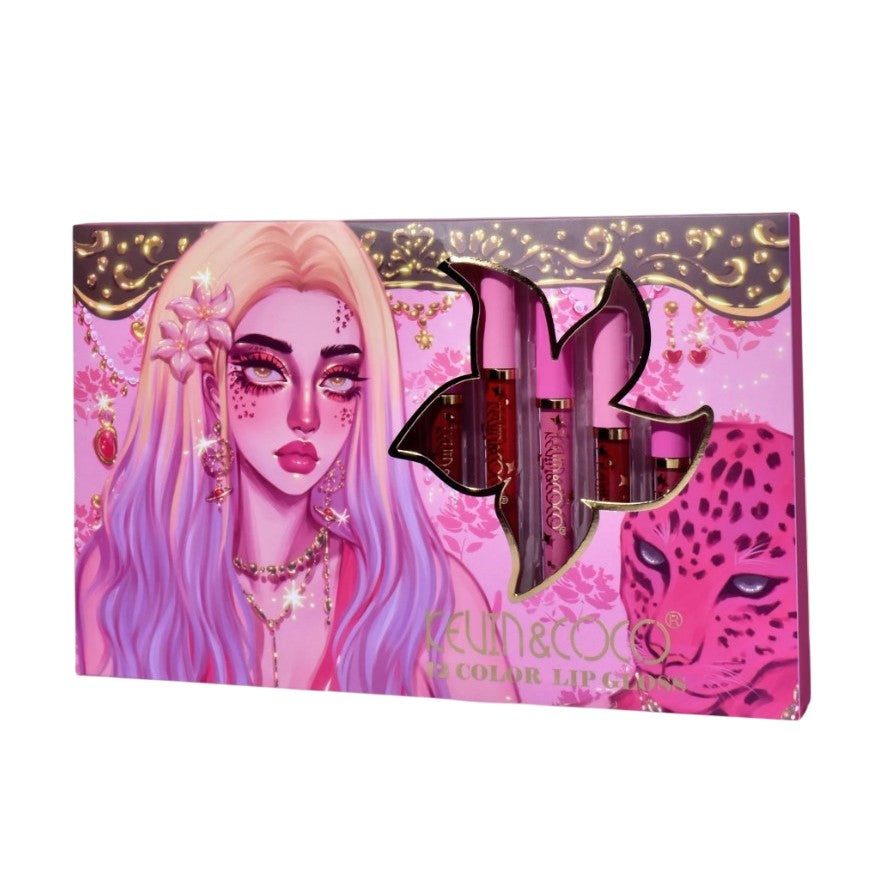 Комплект от 12 гланцове за устни | LipsWow