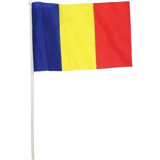 Set 12 Steaguri de Mana Tricolor, Flippy, Dimensiune 20x30 cm, Stegulet, Drapel - vivimall.ro