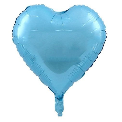 Set 3 Baloane din Folie Metalizata, Vivimall, Figurine Picior 46x79 cm, Inima 45cm, Stea 45cm, Model It's a Boy, Tema Gender Reveal, Ambalaj Individual, Pai Inclus, Umflare cu Aer sau Heliu, Albastru - vivimall.ro