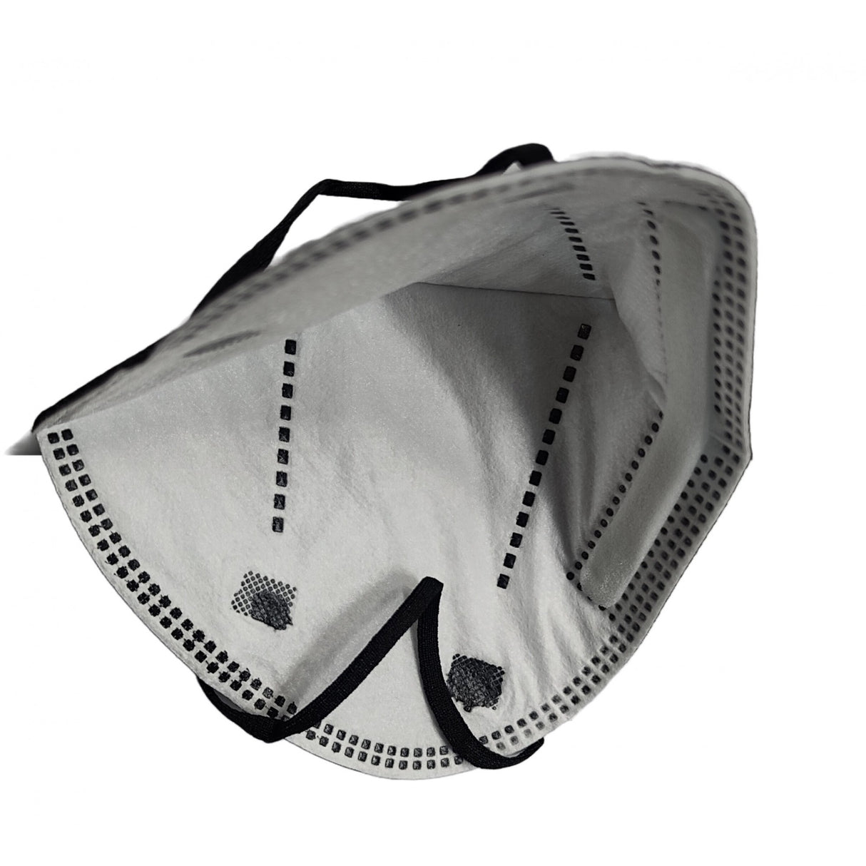 Set 3 bucati Masca de protectie faciala, Flippy, de unica folosinta pentru adulti, FFP2, KN95 CE 0370, 5 straturi, nesterila, ambalaj individual, Negru - vivimall.ro