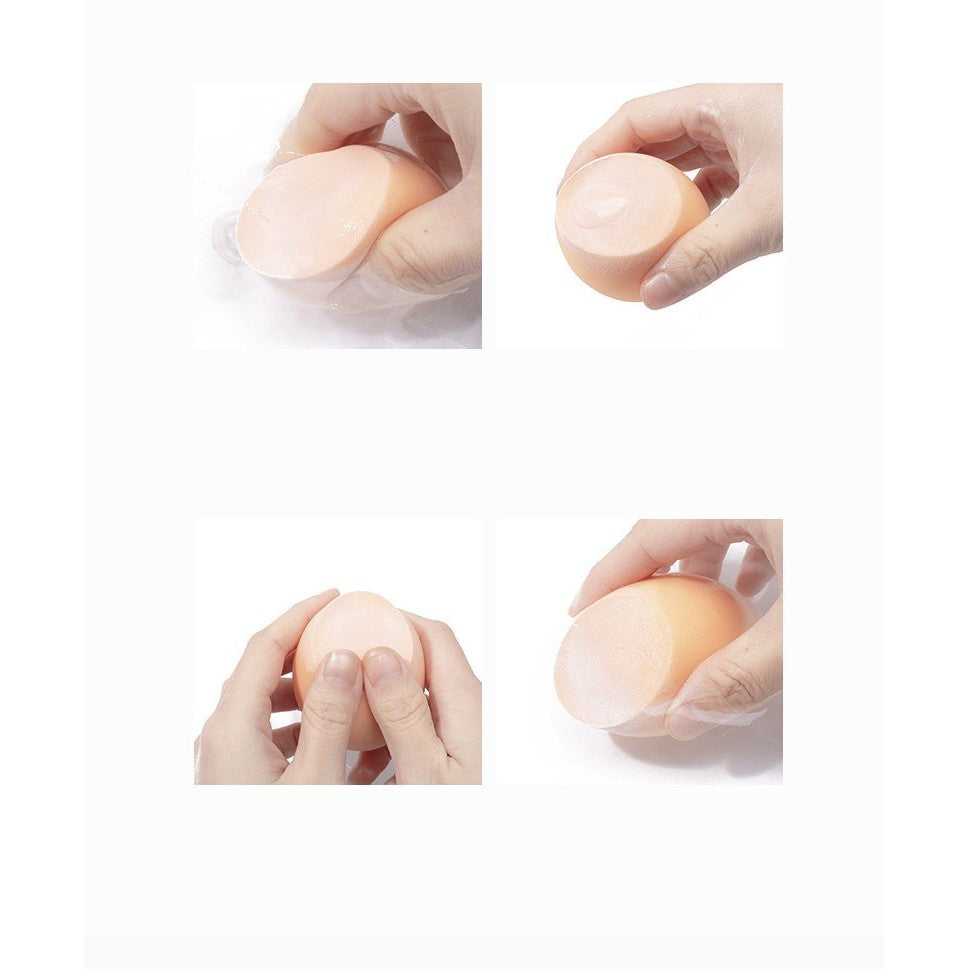 Комплект от 3 гъби за грим в цвят телесен | NudeSpo