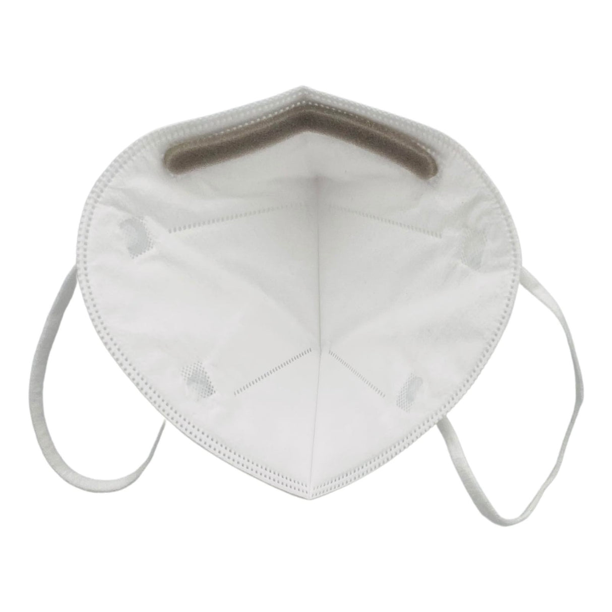 Set 40 bucati Masca de protectie faciala, Flippy®️, de unica folosinta, FFP2 CE 2163, 5 straturi, nesterila, ambalaj individual, Alb - vivimall.ro