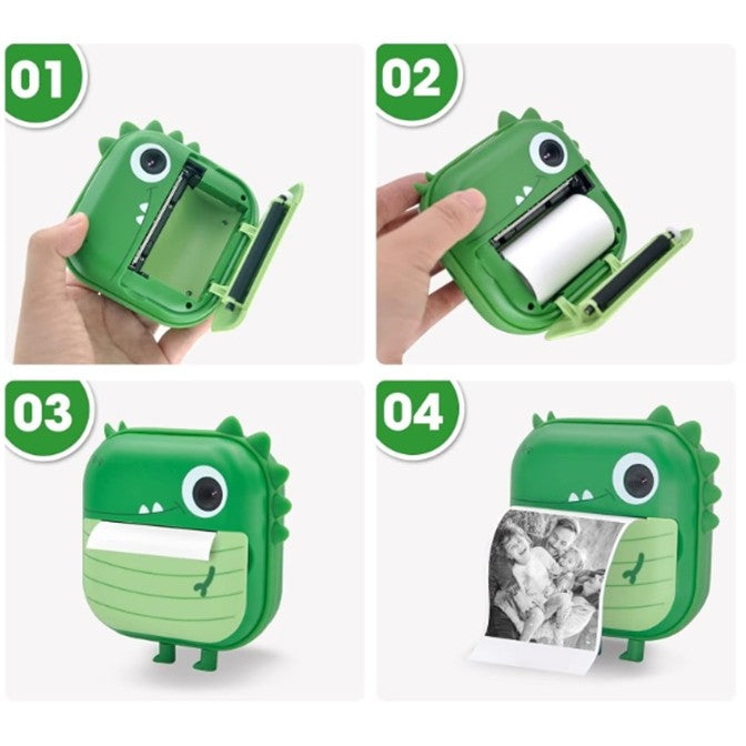 Set 5 Role de Hartie Termica, Flippy, pentru Mini Imprimanta Foto Portabila, Alb - vivimall.ro