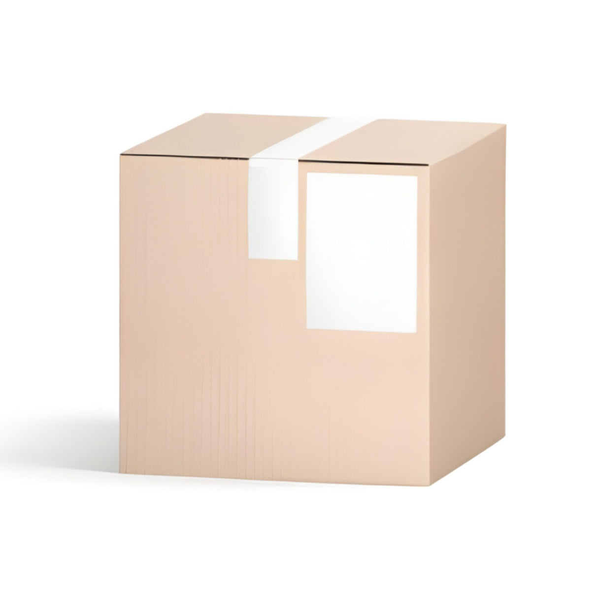 Utilizare bandă adezivă low noise la sigilarea unui colet de carton, vedere laterală