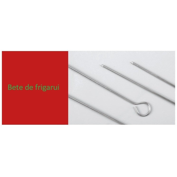 Set 7 Ustensile pentru Gratar, Vivimall, din Otel Inoxidabil, Geanta Oxford, Argintiu - vivimall.ro