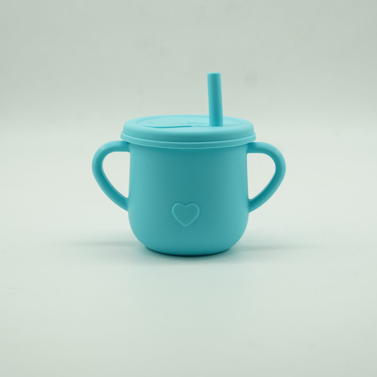 Set 8 piese diversificare bebelusi si copii din silicon Vivimall, baveta, farfurie compartimentata cu ventuza, bol cu ventuza, tacamuri din lemn si silicon, cana pentru gustari, fara alergeni, albastru - vivimall.ro