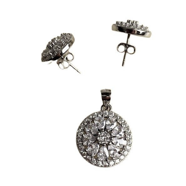 Set Argint 925 Floare - vivimall.ro