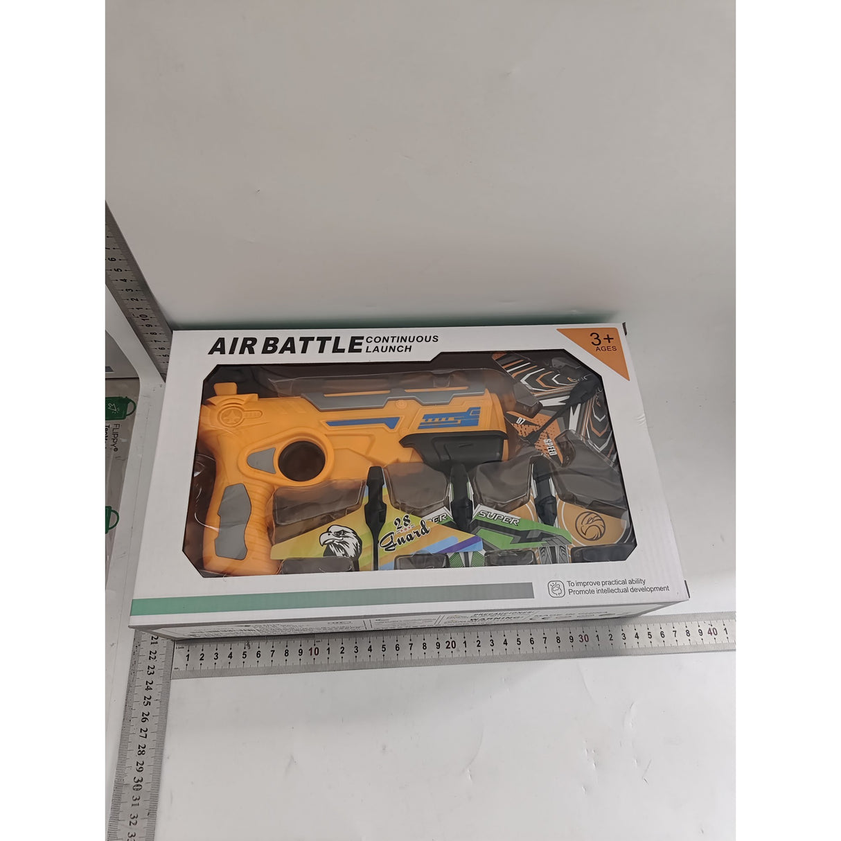 Set Arma de jucarie tip lansator de avioane, Air Battle, Portocaliu - vivimall.ro