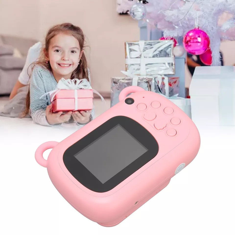 Set Camera Instantanee pentru Copii, Flippy, Camera Selfie, Ecran HD 2.4 - vivimall.ro