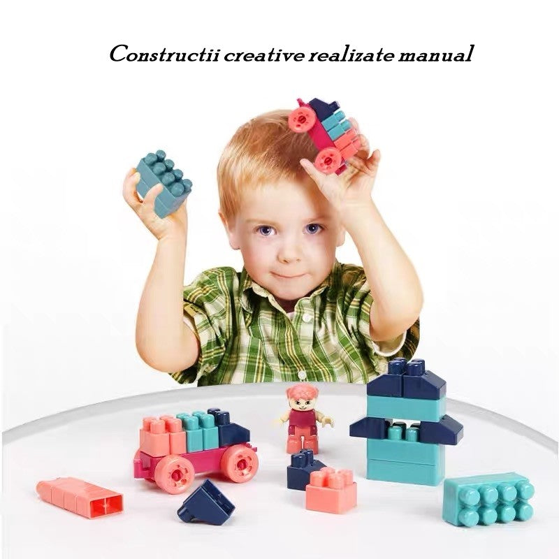 Set constuctii, Vivimall, Casa si curte, 251 piese, Multicolor - vivimall.ro