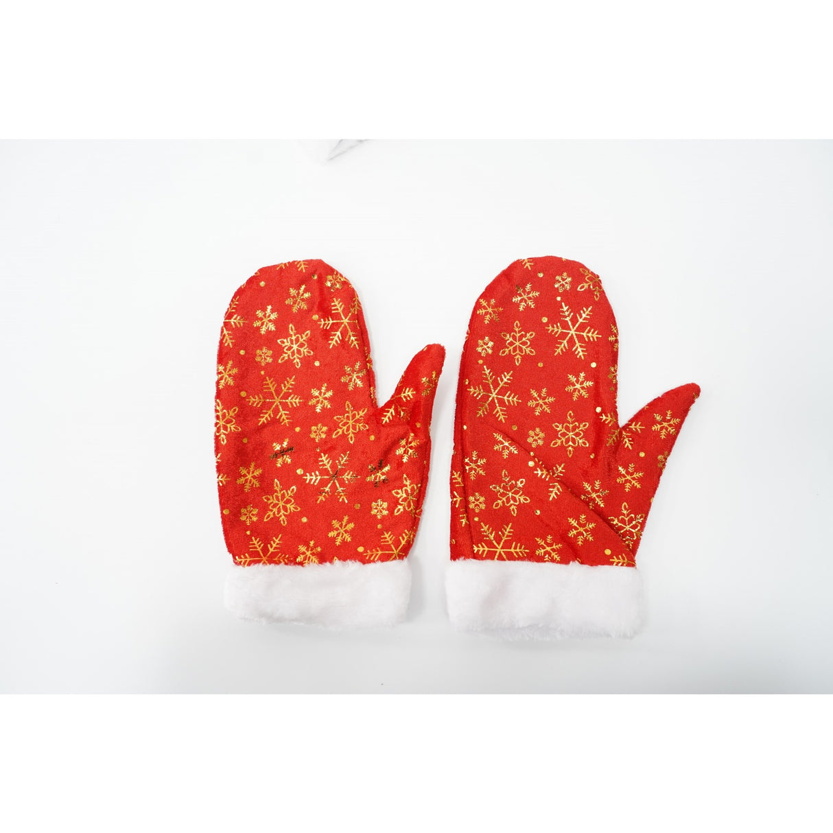 Set Costum de Mos Craciun, Vivimall, rosu, pentru adulti, catifea, 5 piese - vivimall.ro