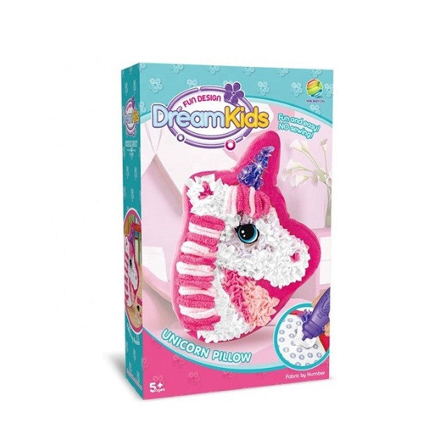 Set creatie perna pentru copii, Dream Kids, Unicorn - vivimall.ro