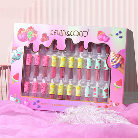 Set 36 Glossuri Multicolore | LipsKit - vivimall.ro