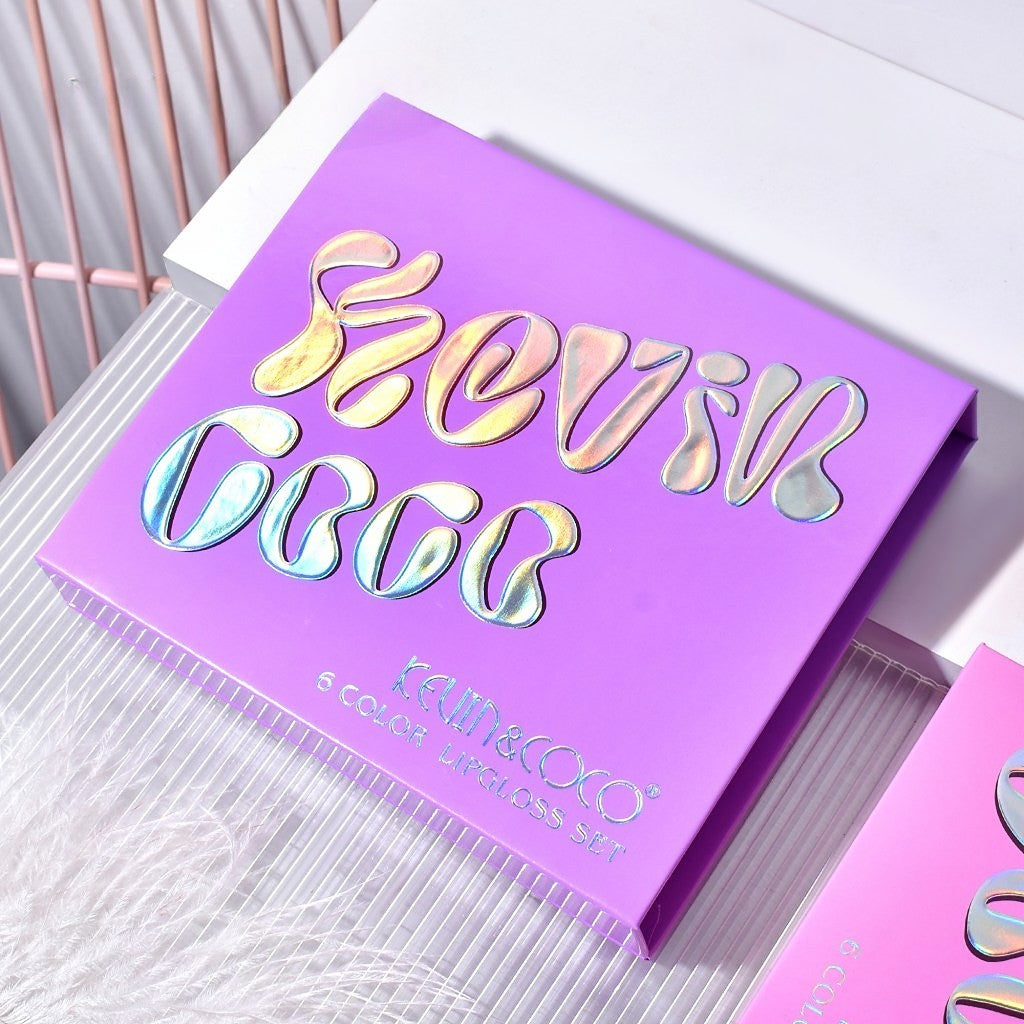 Set 6 Lip Gloss-Uri | VioletGlow - vivimall.ro