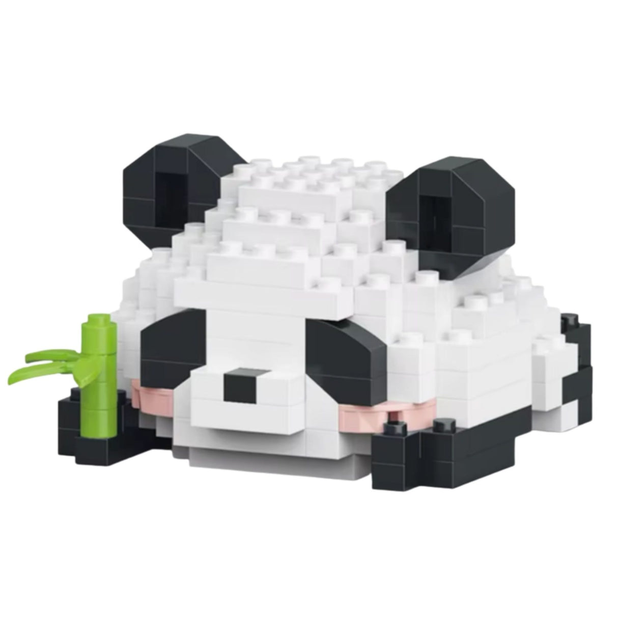 Set de Constructie, Flippy, Model Panda cu Bambus, 159 Piese, Model 3D, Jucarie Educativa STEM, +6 Ani, Plastic ABS, 7.8 x 4.1 x 11.3 cm, Mov - vivimall.ro