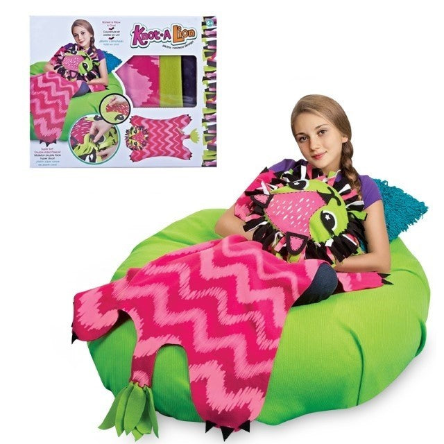 Set de creatie DIY, Vivimall, patura de tricotat multicolor - vivimall.ro