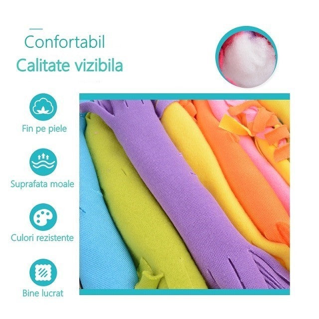 Set de creatie DIY, Vivimall, patura de tricotat multicolor - vivimall.ro