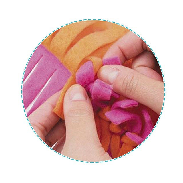 Set de creatie DIY Vivimall, tesut si tricotat, patura 6+ ani, multicolor - vivimall.ro