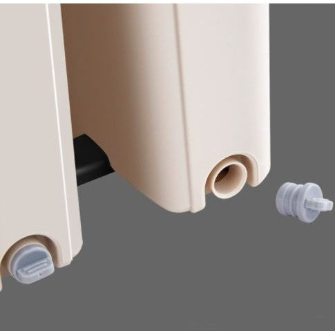 Set De Curățenie, Mop Și Găleată, Găleată 6 L, 2 Rezerve Microfibră Incluse, Design Modern Pentru Interior, Material Plastic, Peri Sintetici, Plat Cu Storcere, Bej - vivimall.ro