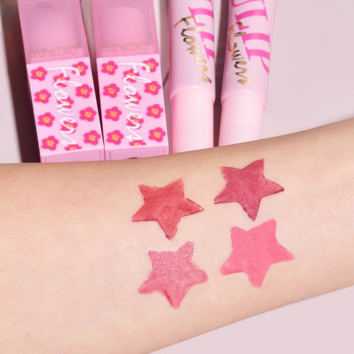 Set De Machiaj, Kevin & Coco, 22 Culori, Model Lalele, 2 Palete De Farduri, 2 Lip Gloss-Uri, 2 Lip Stick-Uri, 1 Oglinda Inimioara, 15.7 X 21 X 4 Cm, Multicolor - vivimall.ro