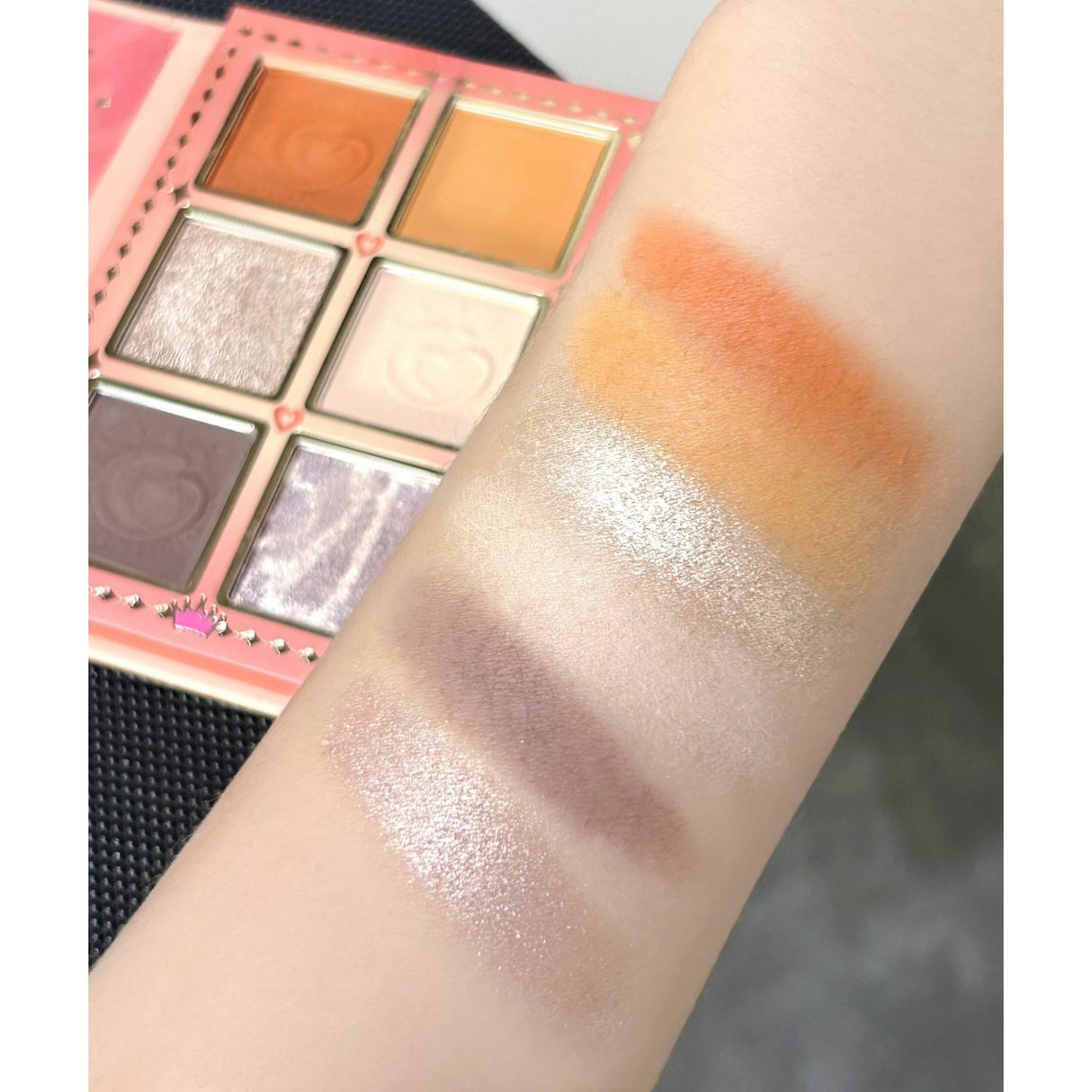 Paleta De Machiaj, Kevin & Coco, Pink Barbie Girl. Fard De Pleoape, 6 Culori, 11.3 X 8.2 X 1.3 Cm, Model Flower Girl - vivimall.ro