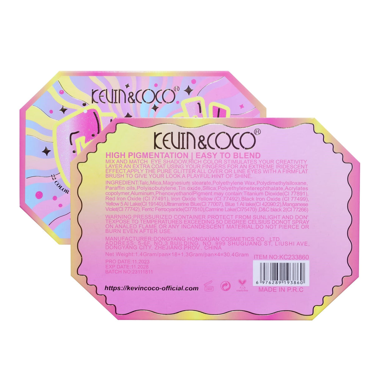 Paleta De Machiaj Pink Cherry | CheeryGlow - vivimall.ro