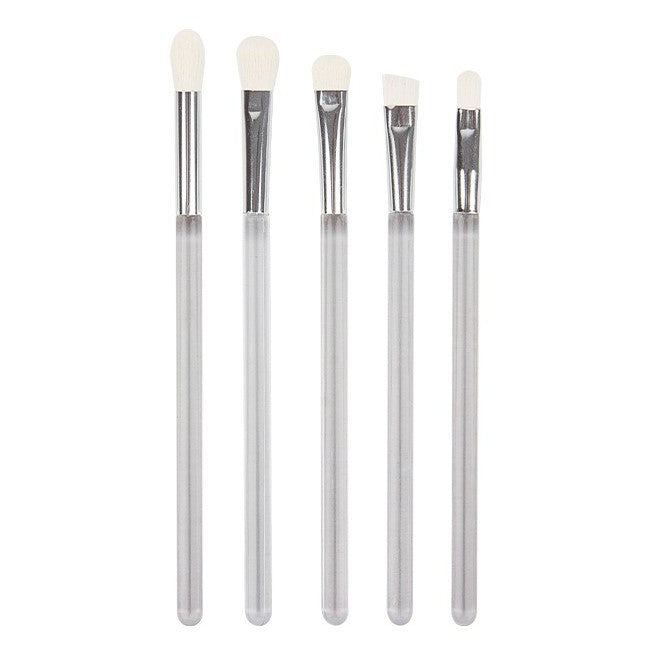 Set 5 Pensule Machiaj Transparent | CrystalBlend - vivimall.ro