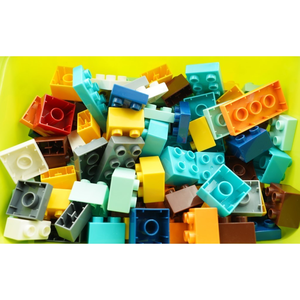 Set piese de constructii pentru copii, Vivimall, Animal series, 134 piese, Multicolor - vivimall.ro