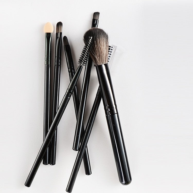 Set Portabil 7 Piese Pentru Machiaj Cu Husa Neagra - vivimall.ro